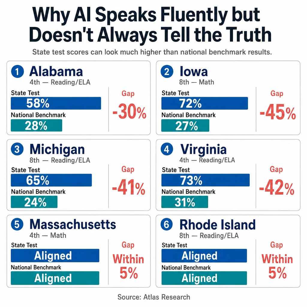 Infographic: Why AI Speaks Fluently but Doesn't Always Tell the Truth